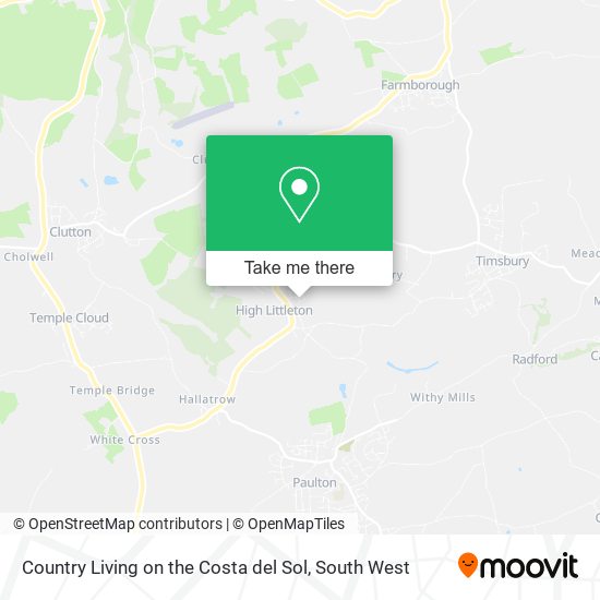 Country Living on the Costa del Sol map