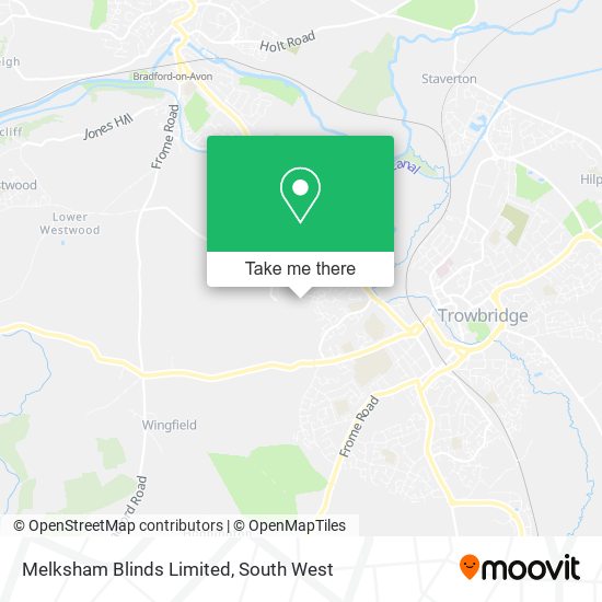 Melksham Blinds Limited map