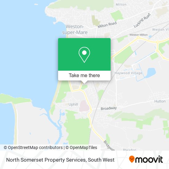 North Somerset Property Services map