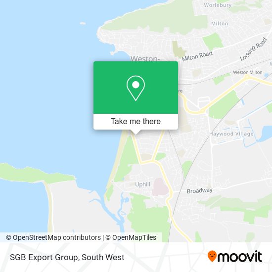 SGB Export Group map