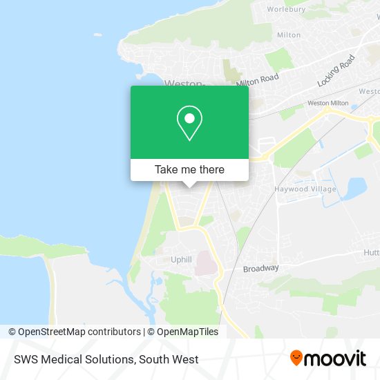 SWS Medical Solutions map