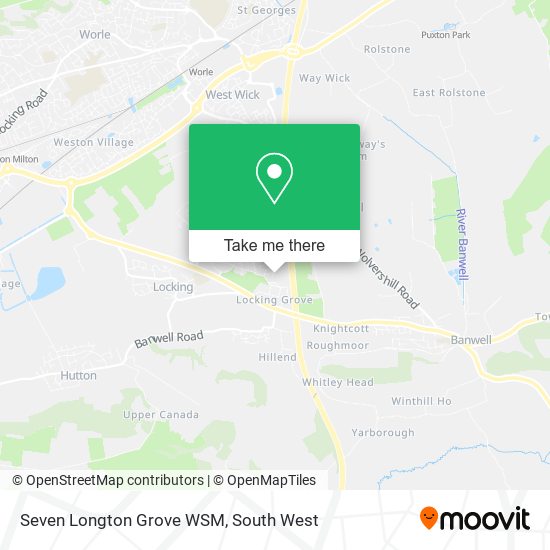Seven Longton Grove WSM map