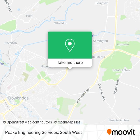 Peake Engineering Services map