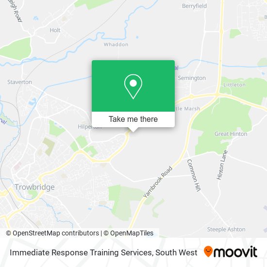 Immediate Response Training Services map