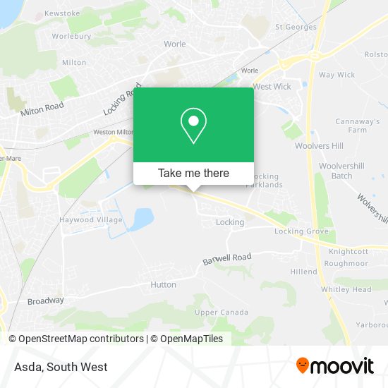 Asda map