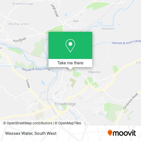 Wessex Water map