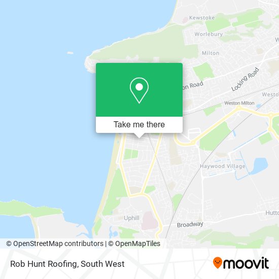 Rob Hunt Roofing map