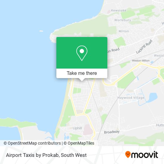 Airport Taxis by Prokab map