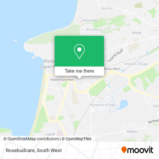 Rosebudcare map