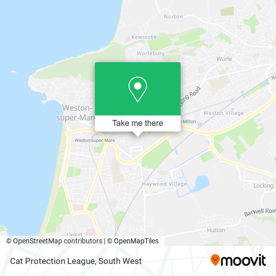 Cat Protection League map