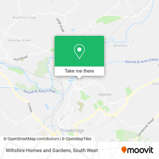 Wiltshire Homes and Gardens map
