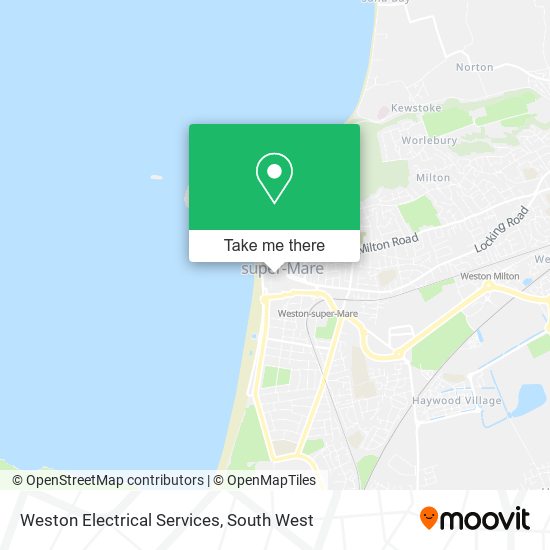 Weston Electrical Services map