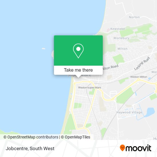 Jobcentre map