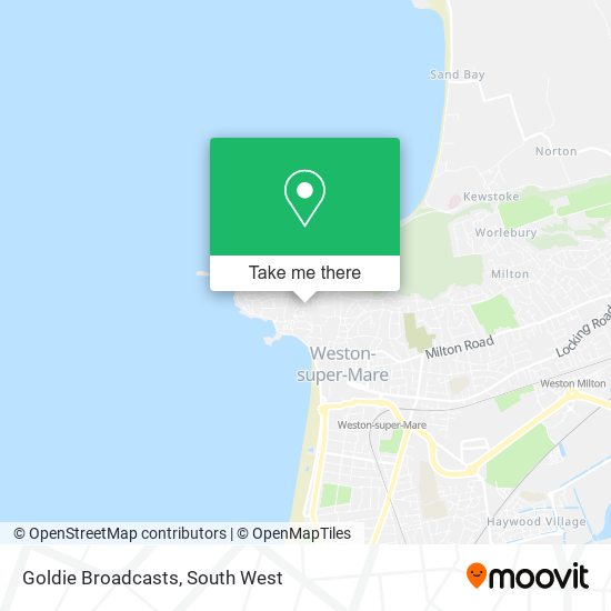 Goldie Broadcasts map