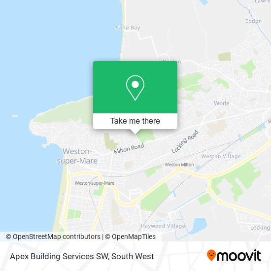 Apex Building Services SW map