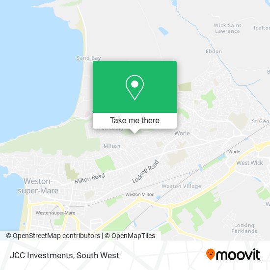 JCC Investments map