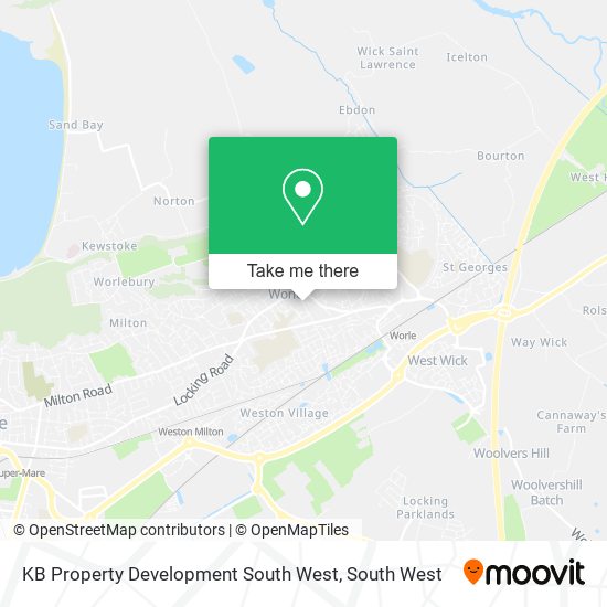 KB Property Development South West map