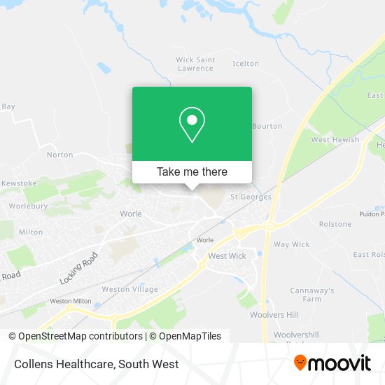 Collens Healthcare map