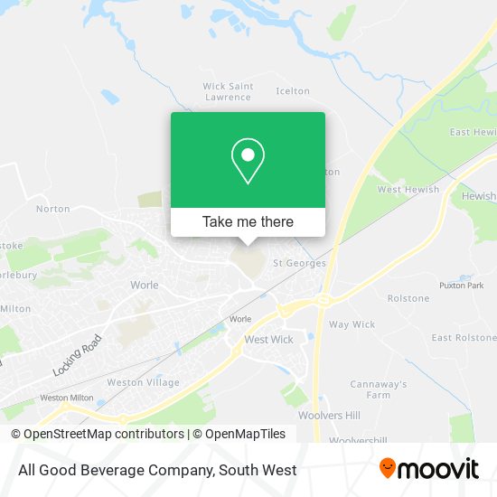 All Good Beverage Company map