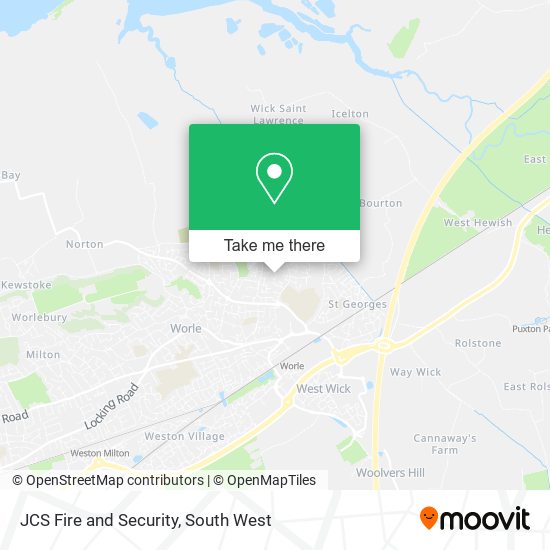 JCS Fire and Security map