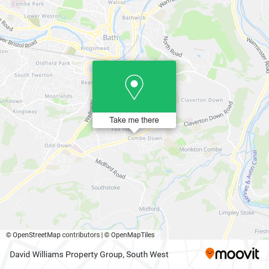 David Williams Property Group map