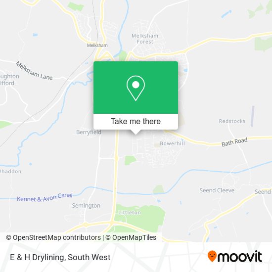 E & H Drylining map