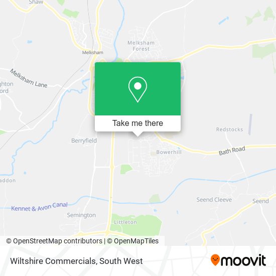 Wiltshire Commercials map