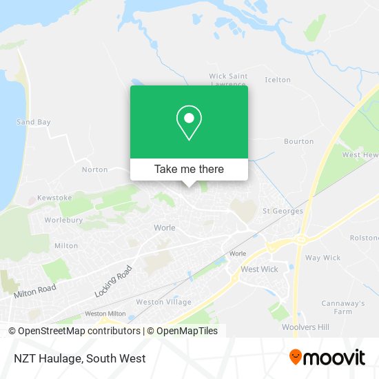 NZT Haulage map