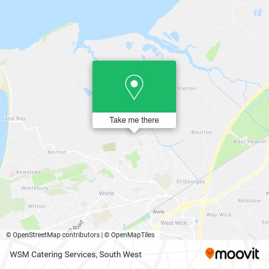 WSM Catering Services map