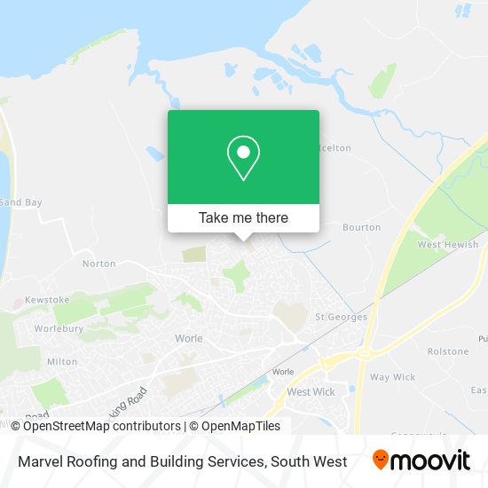 Marvel Roofing and Building Services map