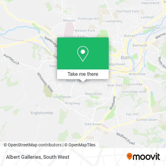 Albert Galleries map