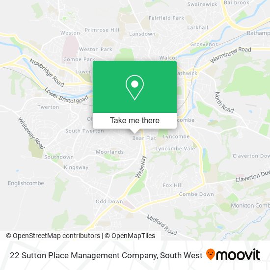 22 Sutton Place Management Company map