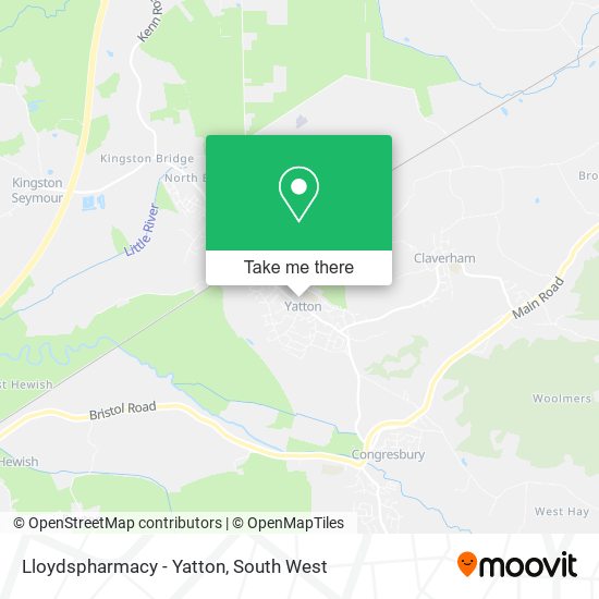 Lloydspharmacy - Yatton map