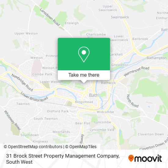 31 Brock Street Property Management Company map