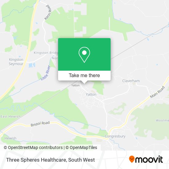 Three Spheres Healthcare map