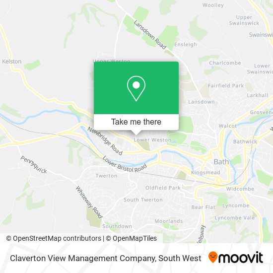 Claverton View Management Company map