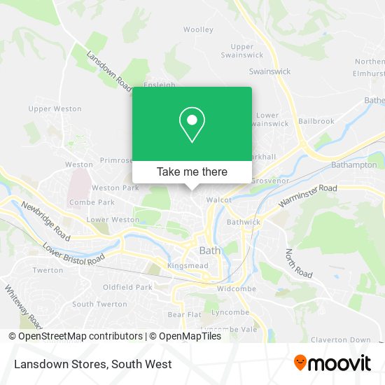 Lansdown Stores map