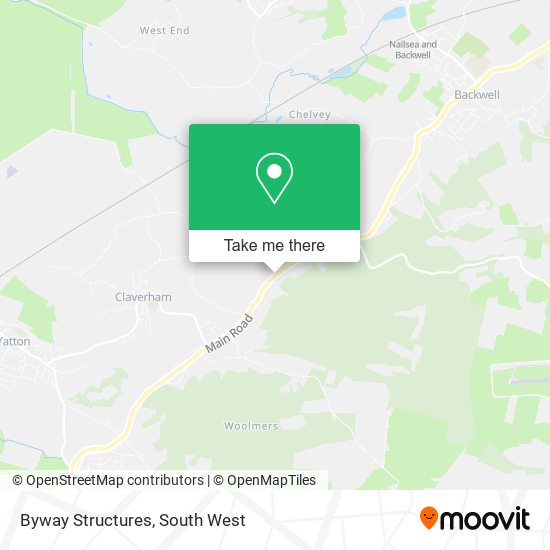 Byway Structures map