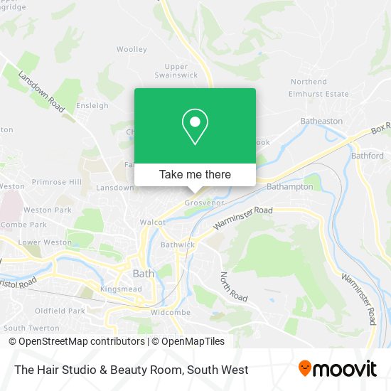 The Hair Studio & Beauty Room map