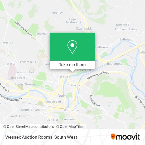 Wessex Auction Rooms map