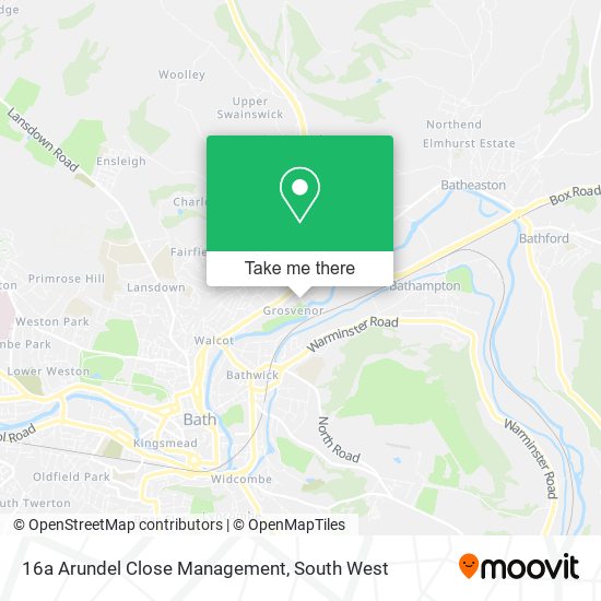 16a Arundel Close Management map