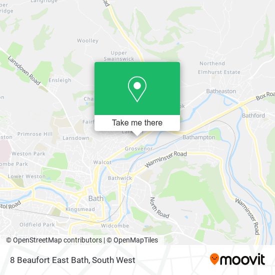 8 Beaufort East Bath map