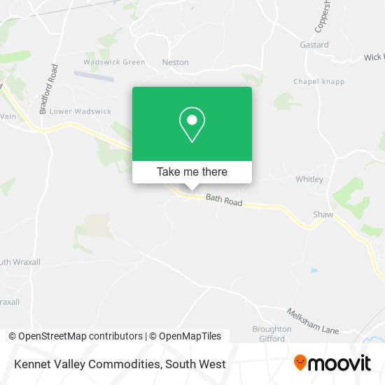 Kennet Valley Commodities map