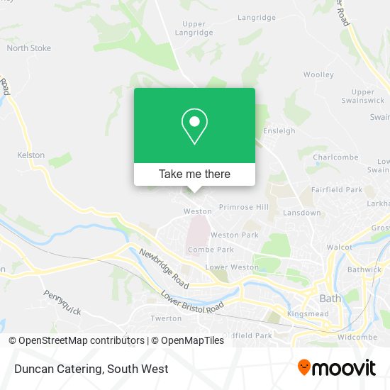 Duncan Catering map