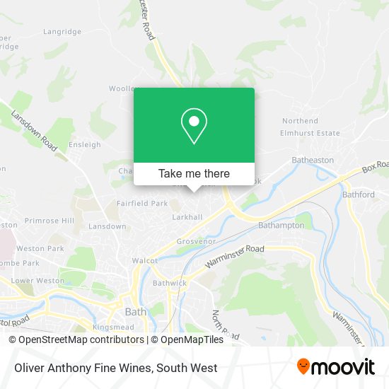 Oliver Anthony Fine Wines map