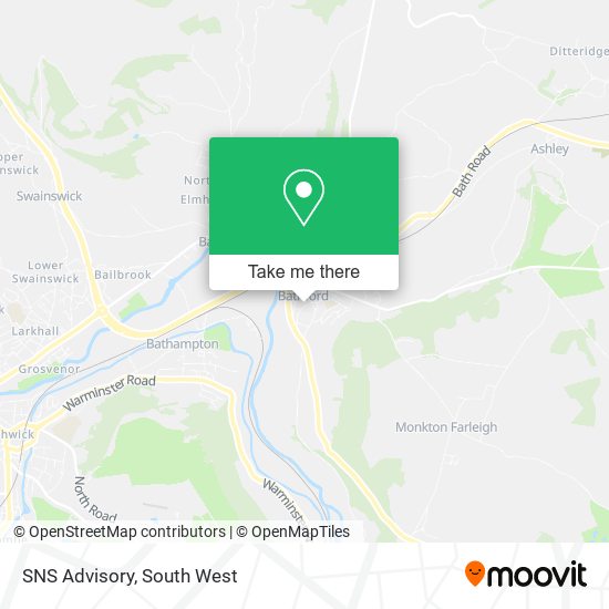 SNS Advisory map