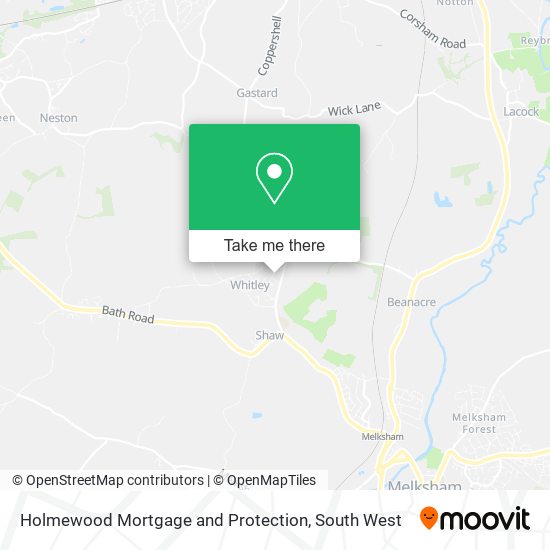 Holmewood Mortgage and Protection map