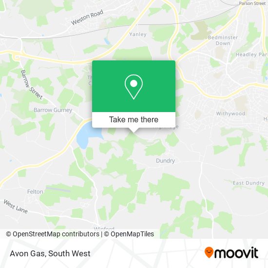 Avon Gas map