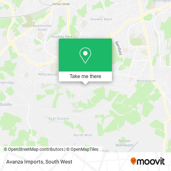 Avanza Imports map