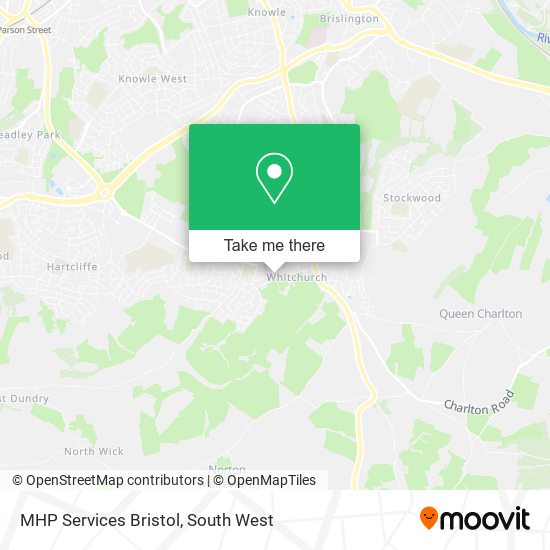 MHP Services Bristol map